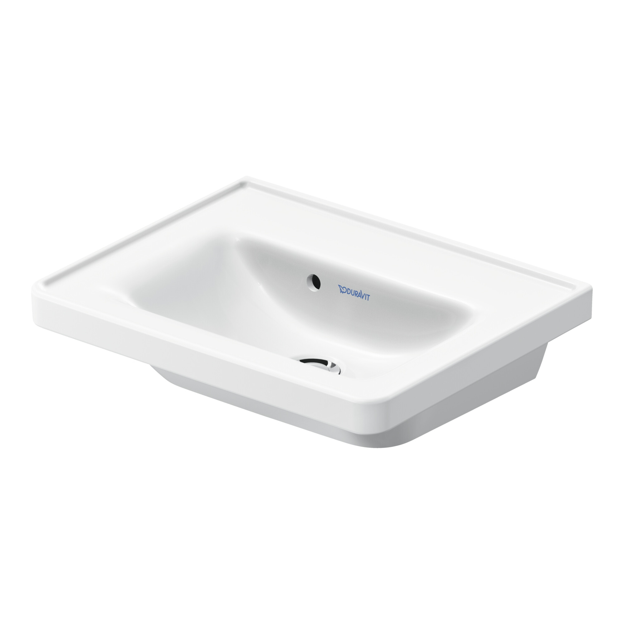 Duravit Handwaschbecken D-Neo 50x40cm, m ÜL, HLB, ohne Hahnloch, weiß