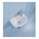 Duravit Handwaschbecken Duraplus Compact 36,5x26, 5cm, 2 HL vorg., m ÜL, HLB, we-2