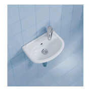 Duravit Handwaschbecken Duraplus Compact 36,5x26, 5cm, 2 HL vorg., m ÜL, HLB, we-2