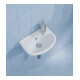 Duravit Handwaschbecken Duraplus Compact 36,5x26, 5cm, 2 HL vorg., m ÜL, HLB, we-4