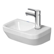 Duravit Handwaschbecken DuraStyle 36x22cm, m HL re, o. ÜL, m HLB, weiß