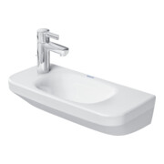 Duravit Handwaschbecken DuraStyle 50x22cm, o. ÜL, m HLB, HL links, weiß
