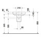 Duravit Handwaschbecken Happy D.2 50x36cm, m HL, ÜL, Hahnlochbank, weiß-2