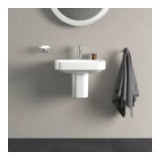 Duravit Handwaschbecken Happy D.2 50x36cm, m HL, ÜL, Hahnlochbank, weiß-4