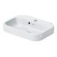 Duravit Handwaschbecken Happy D.2 50x36cm, m HL, ÜL, Hahnlochbank, weiß