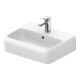 Duravit Handwaschbecken Qatego 45x35cm, m Hahnl., ÜL, Hahnloch, we hgl-1