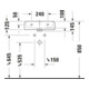 Duravit Handwaschbecken Qatego 45x35cm, m Hahnl., ÜL, Hahnloch, we hgl-2