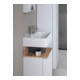 Duravit Handwaschbecken Qatego 45x35cm, m Hahnl., ÜL, Hahnloch, we hgl-5