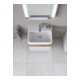Duravit Handwaschbecken Qatego 45x35cm, m Hahnl., ÜL, Hahnloch, we hgl