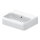 Duravit Handwaschbecken Qatego 45x35cm, o HL, m ÜL, Hahnloch, we hgl-1