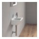 Duravit Handwaschbecken Starck 3 40x26cm, HL re, m ÜL, Hahnlochbank, weiß