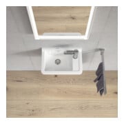 Duravit Handwaschbecken Starck 3 40x26cm, HL re, m ÜL, Hahnlochbank, weiß-4