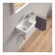 Duravit Handwaschbecken Starck 3 40x26cm, HL re, m ÜL, Hahnlochbank, weiß