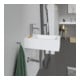 Duravit Handwaschbecken Vero 25x45cm, m HL, ÜL, Hahnlochbank, weiß