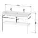 Duravit Happy D.2 Plus Meuble lavabo 117,5x49 cm, 1 trou, avec console, graphite mat-3