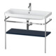 Duravit Happy D.2 Plus Meuble lavabo 97,5x49 cm, 1 mitigeur, bleu mat, avec console-1