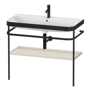 Duravit Happy D.2 Plus meuble lavabo 97,5x49 cm, 1 t, taupe mat, avec console