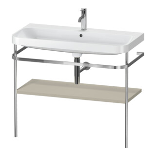Duravit Happy D.2 Plus Meuble lavabo 97,5x49 cm, 1 trou, Tau mat, avec console