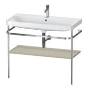 Duravit Happy D.2 Plus Meuble lavabo 97,5x49 cm, 1 trou, Tau mat, avec console