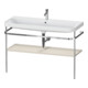 Duravit Happy D.2 Plus meuble vasque 117,5x49 cm, avec console, 1 trou, taupe mat-1