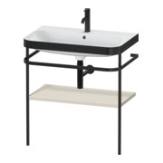 Duravit Happy D.2 Plus Meuble Vasque 77,5x49 cm, 1 Trous, Tau Mat, avec Console