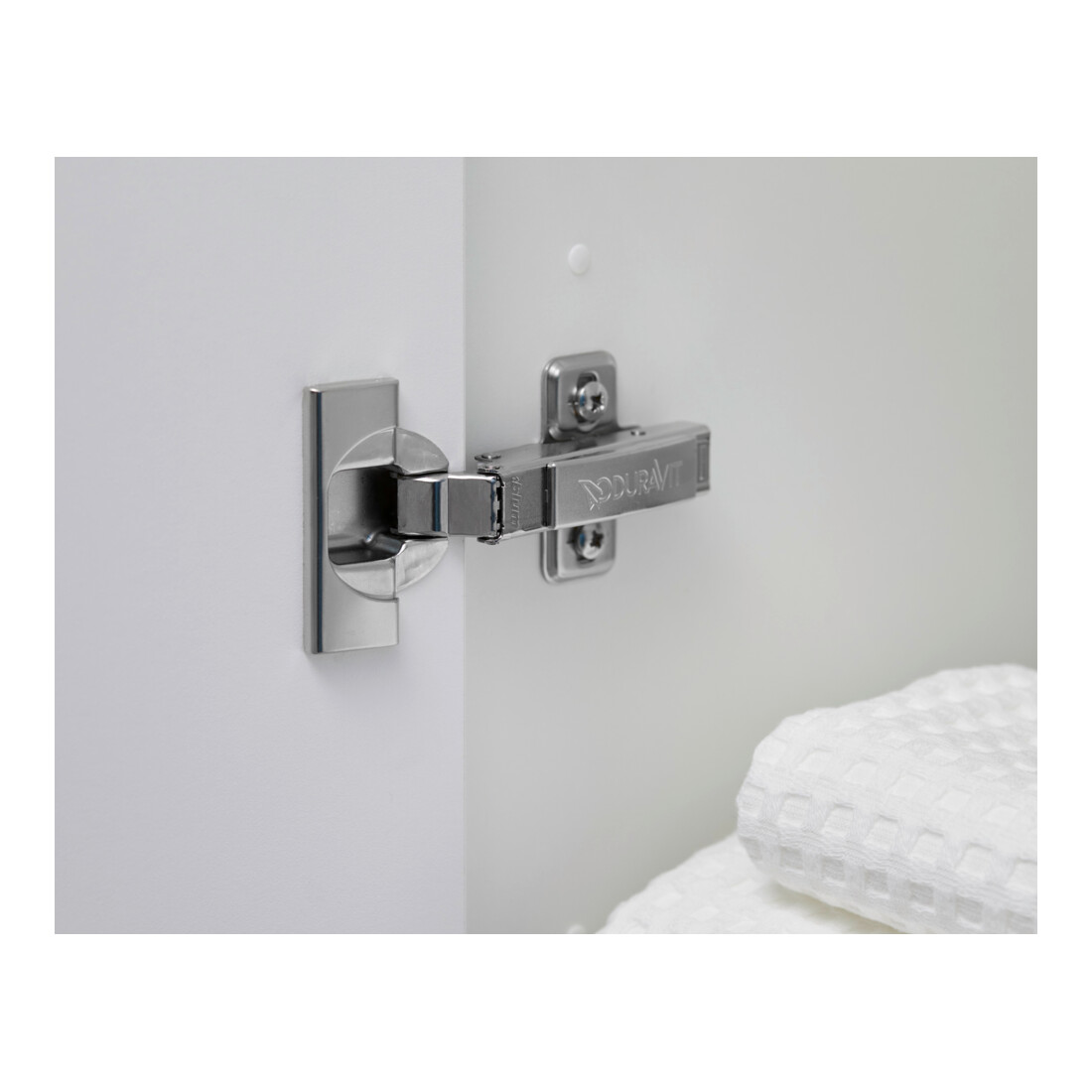 Duravit Hochschrank D-Neo 40x36cm, 1 Tür, 5 Bö, An L, ch/Ei marm.
