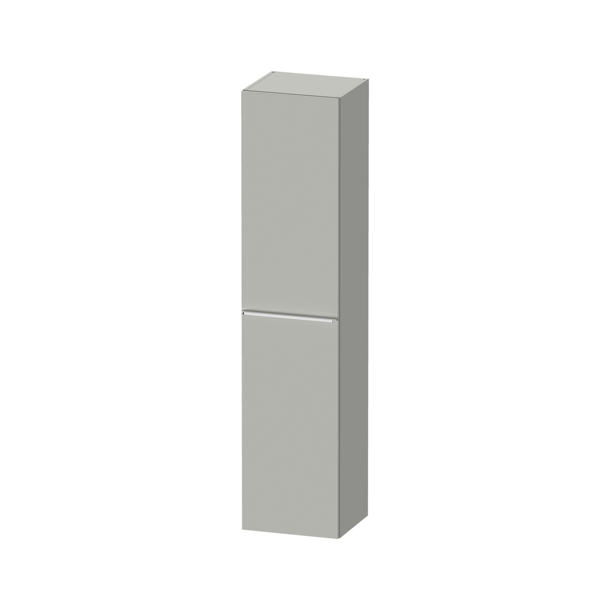 Duravit Hochschrank D-Neo 40x36cm, 1 Tür, 5 Bö, An L, chr/Beton ma