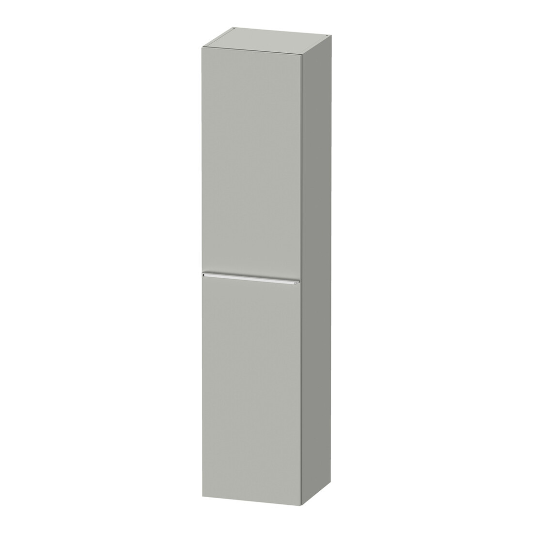 Duravit Hochschrank D-Neo 40x36cm, 1 Tür, 5 Bö, An L, chr/Beton ma