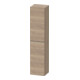 Duravit Hochschrank D-Neo 40x36cm, 1 Tür, 5 Bö, An L, ES geb/Ei ma-1