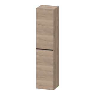 Duravit Hochschrank D-Neo 40x36cm, 1 Tür, 5 Bö, An L, sw/Ei marm.