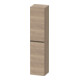 Duravit Hochschrank D-Neo 40x36cm, 1 Tür, 5 Bö, An L, sw/Ei marm.-1
