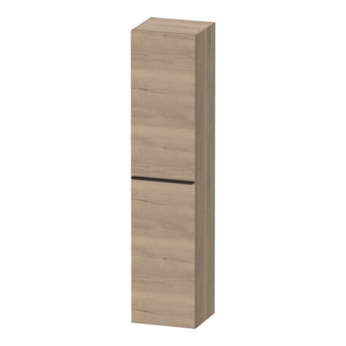 Duravit Hochschrank D-Neo 40x36cm, 1 Tür, 5 Bö, An L, sw/Ei marm.