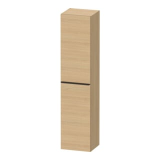 Duravit Hochschrank D-Neo 40x36cm, 1 Tür, 5 Bö, An L, sw/Ei Nat