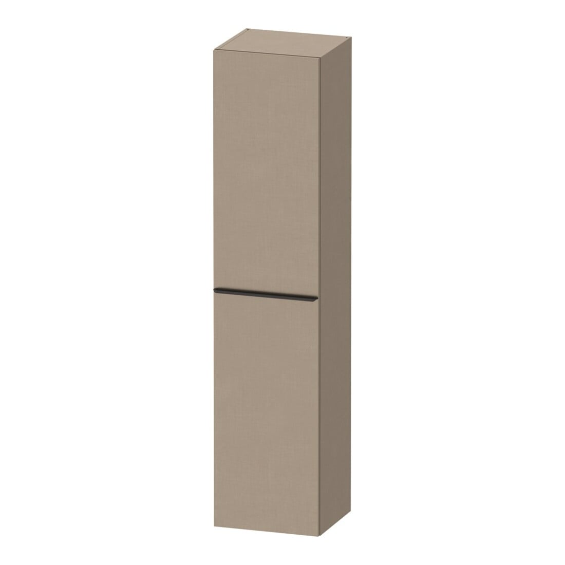 Duravit Hochschrank D-Neo 40x36cm, 1 Tür, 5 Bö, An L, sw/Leinen