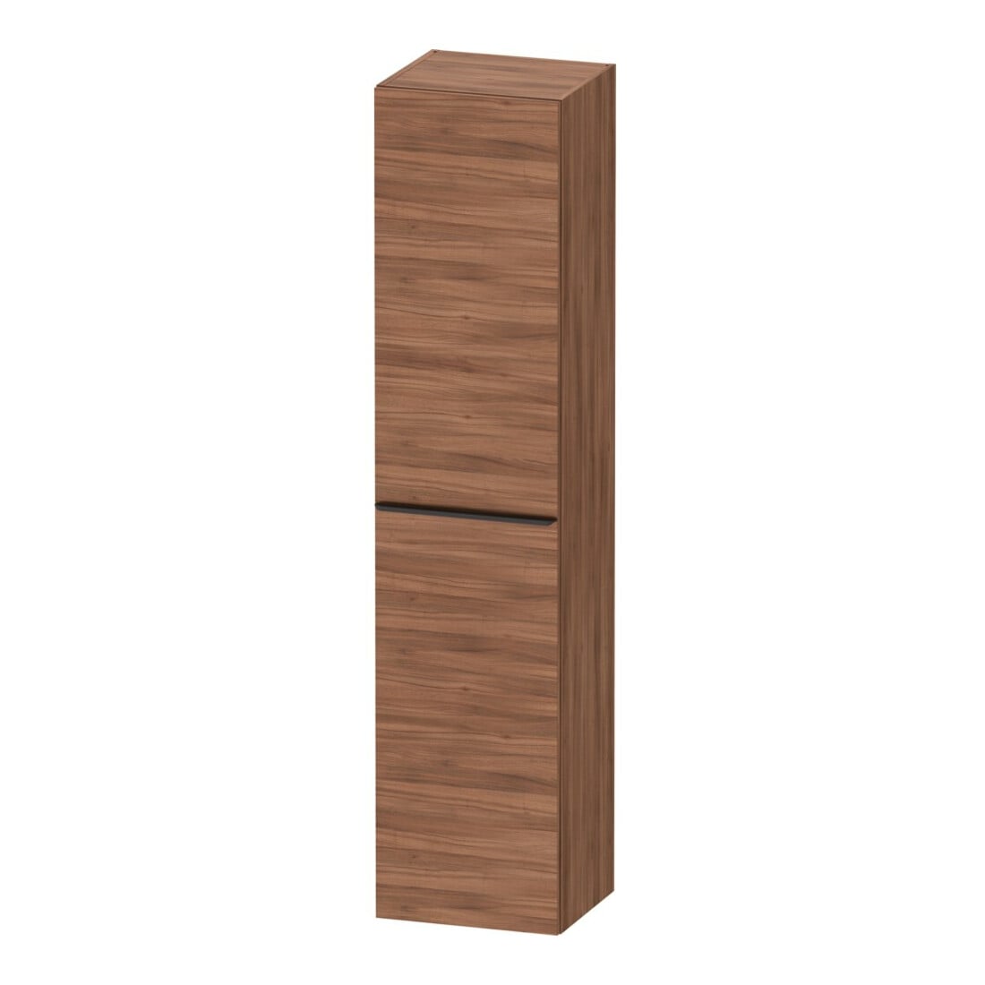 Duravit Hochschrank D-Neo 40x36cm, 1 Tür, 5 Bö, An L, sw/Nuss Nat