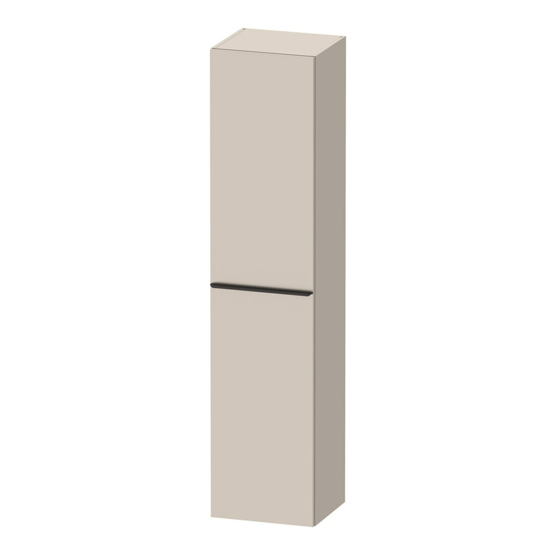Duravit Hochschrank D-Neo 40x36cm, 1 Tür, 5 Bö, An L, sw/Taup ma
