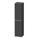 Duravit Hochschrank D-Neo 40x36cm, 1 Tür, 5 Bö, An li, chr/Grap ma-1