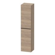 Duravit Hochschrank D-Neo 40x36cm, 1 Tür, 5 Bö, An R, sw/Ei marm.