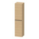 Duravit Hochschrank D-Neo 40x36cm, 1 Tür, 5 Bö, An R, sw/Ei Nat-1