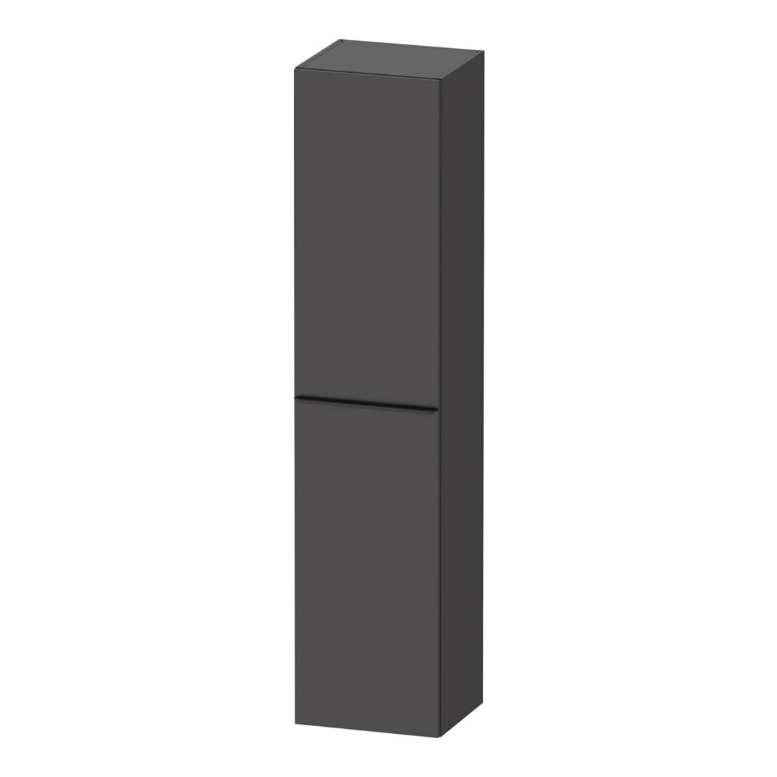 Duravit Hochschrank D-Neo 40x36cm, 1 Tür, 5 Bö, An R, sw/Grap ma