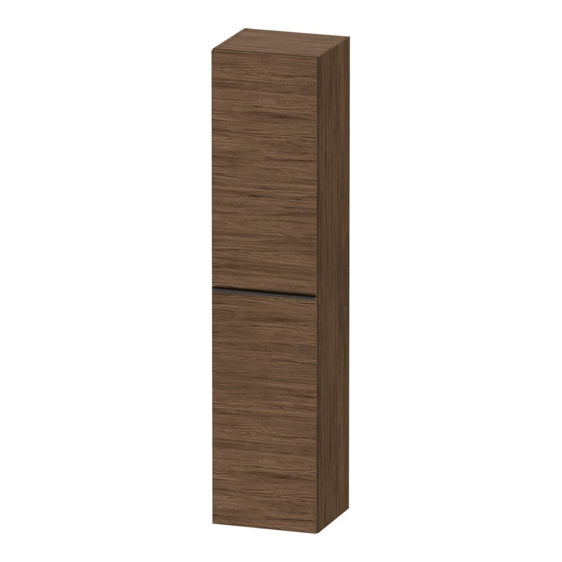 Duravit Hochschrank D-Neo 40x36cm, 1 Tür, 5 Bö, An R, sw/Nuss dkl.