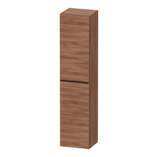 Duravit Hochschrank D-Neo 40x36cm, 1 Tür, 5 Bö, An R, sw/Nuss Nat