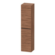 Duravit Hochschrank D-Neo 40x36cm, 1 Tür, 5 Bö, An R, sw/Nuss Nat