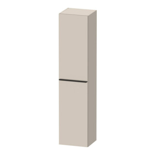 Duravit Hochschrank D-Neo 40x36cm, 1 Tür, 5 Bö, An R, sw/Taup ma