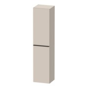 Duravit Hochschrank D-Neo 40x36cm, 1 Tür, 5 Bö, An R, sw/Taup ma