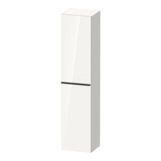 Duravit Hochschrank D-Neo 40x36cm, 1 Tür, 5 Bö, An R, sw/w hgl