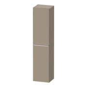 Duravit Hochschrank D-Neo 40x36cm, 1 Tür, 5 Bö, An re, chr/Leinen