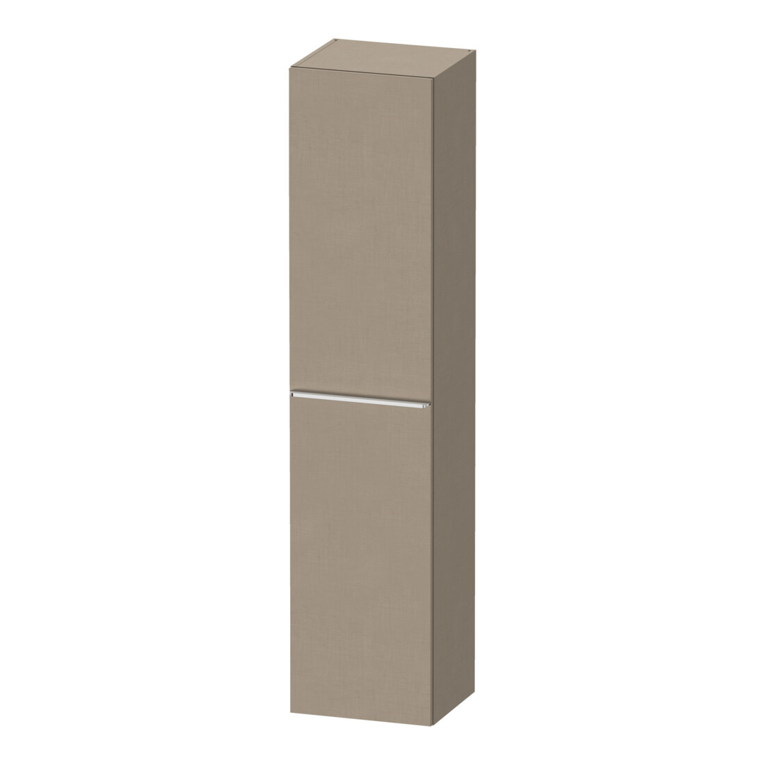 Duravit Hochschrank D-Neo 40x36cm, 1 Tür, 5 Bö, An re, chr/Leinen