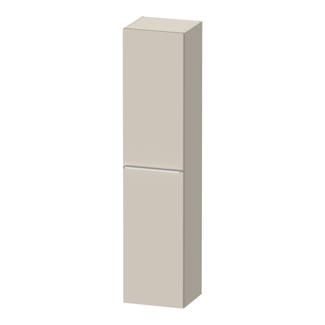 Duravit Hochschrank D-Neo 40x36cm, 1 Tür, 5 Bö, An re, chr/Taup ma