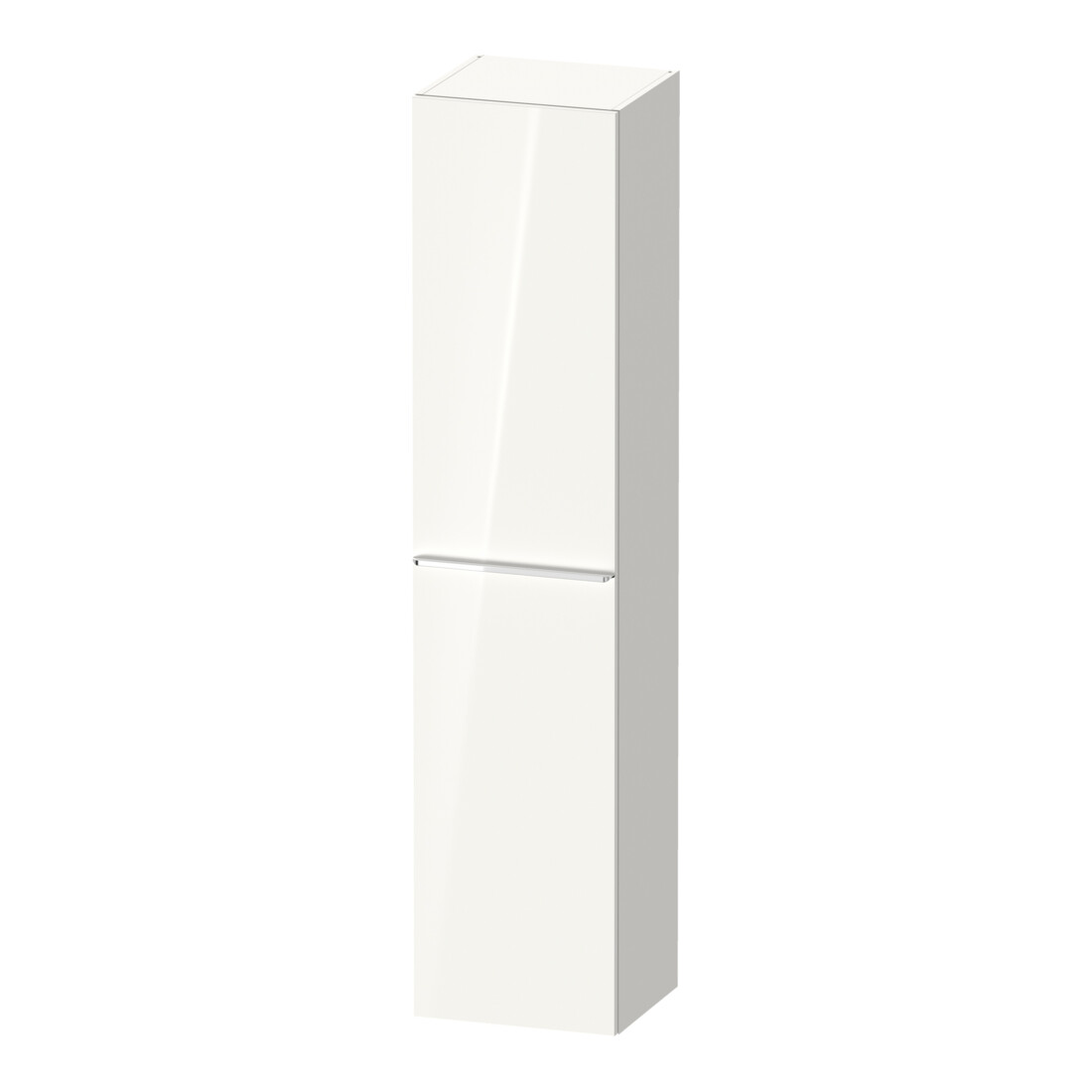 Duravit Hochschrank D-Neo 40x36cm, 1 Tür, 5 Bö, An re, chr/we hgl